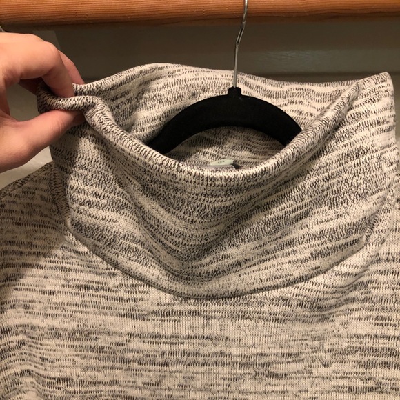 Anthropologie | Gray Space Dye Cowl Neck Sweater - Picture 5 of 8